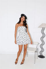 Couture Dreams Strapless Mini Dress White