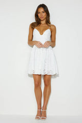 Dreaming Of The Future Mini Dress White