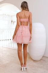 Beachside Dreaming Mini Dress Pink