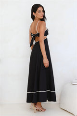 Island Dreamer Maxi Dress Black