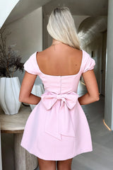 Arlette Mini Dress - Pink