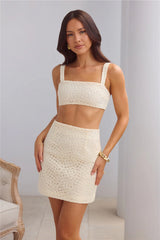 Endless Sunshine Crop Top Cream