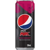 pepsi max soft drink raspberry 330mL