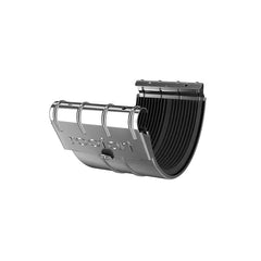 RoofArt Scandic Rainwater System - 150mm, Steel Gutter Joint with Rubber Seal - Plain Galvanised