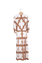 Robe longue imprimé bandana