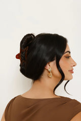 Spotlight Star Claw Clip Brown