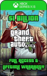 Xbox Series X/S GTA V Modded 1 Billion+ Cash Account