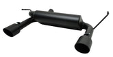 Gibson 07-11 Jeep Wrangler JK Rubicon 3.8L 2.5in Cat-Back Dual Split Exhaust - Black Elite (Ceramic) - 17303-B