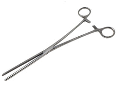 Pean Full Serrated Hemostat Forceps 10", Straight, Stainless Steel