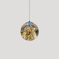 Sleek Geometric Led Pendant Light Suspension Fixture With Clear Glass For A Stunning Bedroom