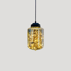 Sleek Geometric Led Pendant Light Suspension Fixture With Clear Glass For A Stunning Bedroom