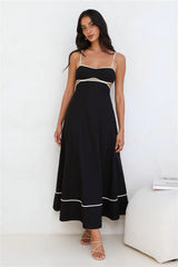 Island Dreamer Maxi Dress Black