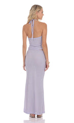 Crochet Florette Two Piece Set in Lavender