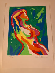 Gorm Eriksen Litografi Nøgen motiv