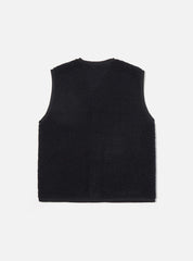 Universal Works Alvar Fleece Lancaster Gilet Navy