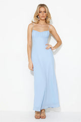 Dream Notes Maxi Dress Blue