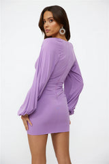 Our Little Secret Mini Dress Purple