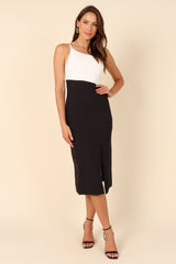 Xiomar Dress - White/Black