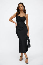 Streets of Paris Maxi Dress Black