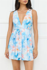 Dreamy Dusk Mini Dress Blue