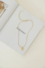 18k Gold Plated Showgirl Necklace Gold