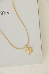 18k Gold Plated Showgirl Necklace Gold