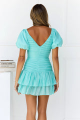 Suddenly Famous Mini Dress Mint