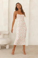 Sale-Dress Dreamy Eiffel Tower Date Midi Dress White