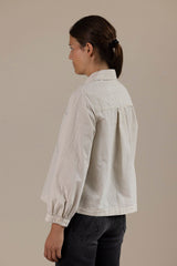 Skjorte - Baya Patch Pocket Stripe Sunwashed Blue