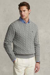 Polo Ralph Lauren Yuvarlak Yaka Saç Örgü Triko-Libas Trendy Fashion Store