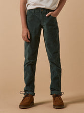 Jungen Slim Fit Hose aus Velours