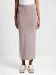 Ava Knitted Straight Midi Skirt