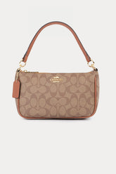 Coach Logolu Deri Omuz Çantası