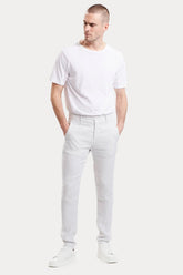 Transit Regular Fit Yandan Cepli Keten Pantolon