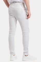 Transit Regular Fit Yandan Cepli Keten Pantolon