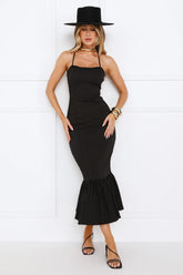 Prestigious Events Midi Dress Black