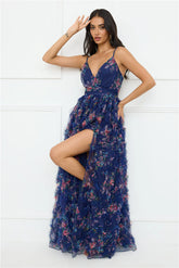 Dreaming Willow Maxi Dress Navy