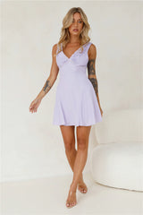 Dream Clouds Mini Dress Lilac