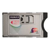 HUMAX CAM tivùsat 4K Ultra HD, smartcard tivusat inclusa, Scheda TV sat, Smartcard TV satellitare