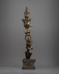 Elegant Tibetan Phurba | Ritualistic Tool for Spiritual Practice