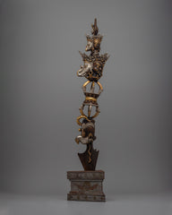 Elegant Tibetan Phurba | Ritualistic Tool for Spiritual Practice