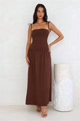 Dream Strides Maxi Dress Brown