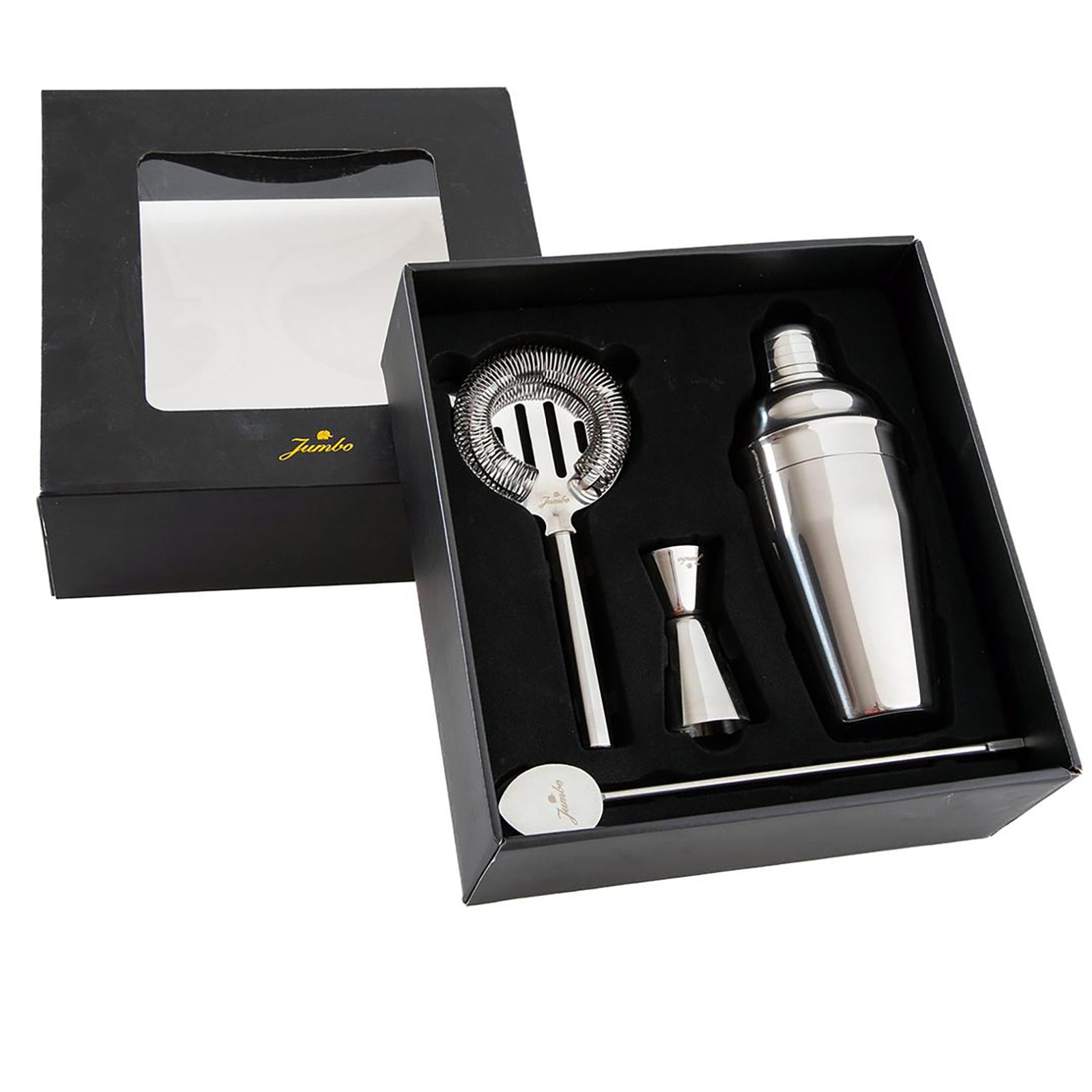 Jumbo Glory 4'lü Çelik Shaker Set