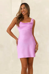 Sale-Dress Dreamy Date Night Mini Dress Lilac