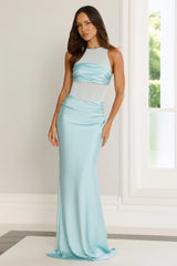 Captivating Smile Maxi Dress Aqua