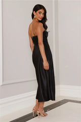 RUNAWAY Loxana Strapless Dress Black