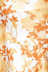 Style On The Street Satin Midi Dress Orange