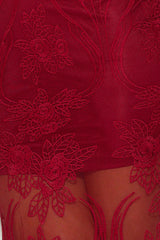 Choose Style Lace Maxi Dress Wine