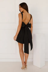 Daydreaming In Paris Mini Dress Black