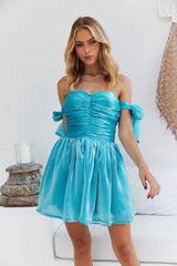 Lover To You Mini Dress Blue